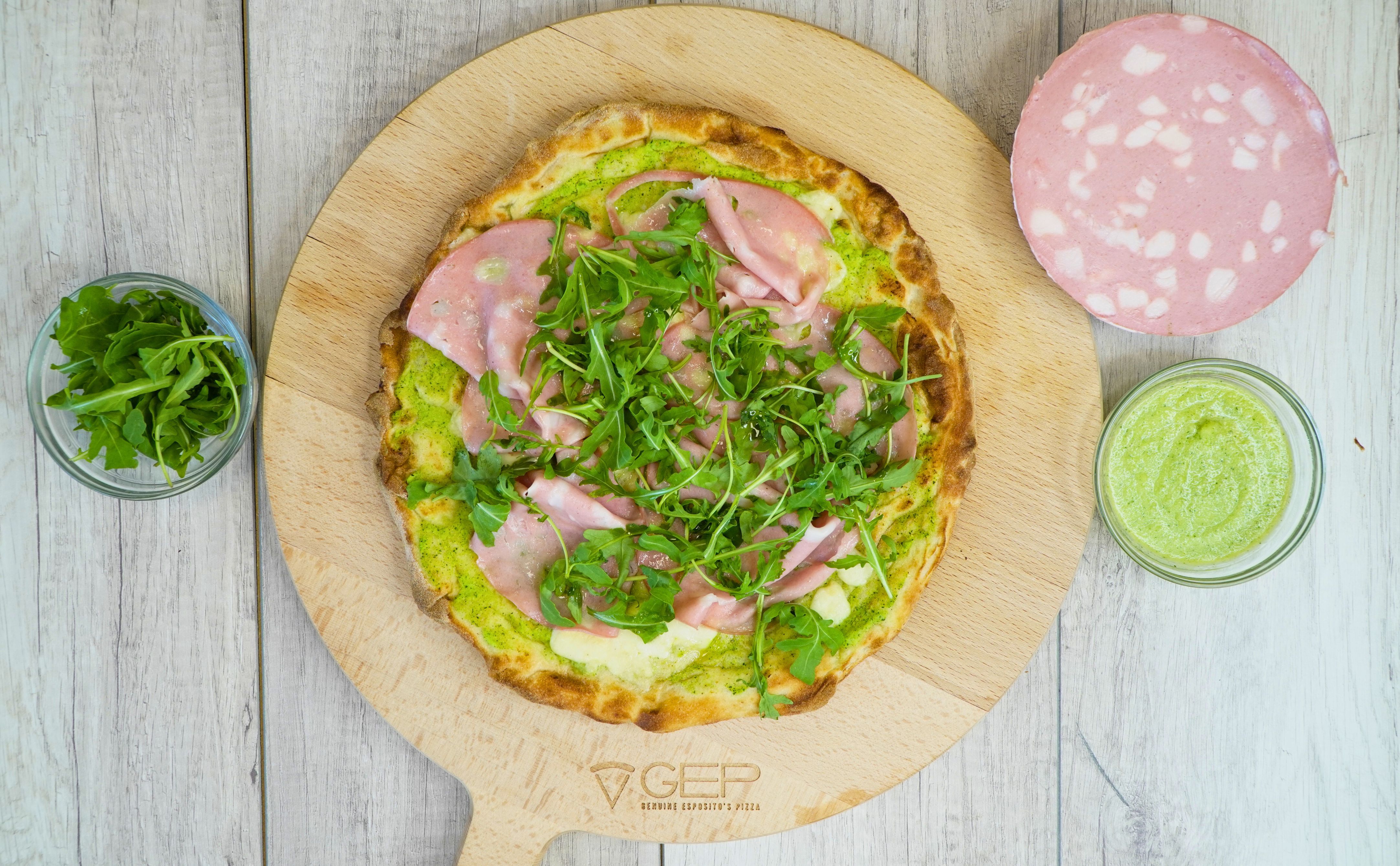 pizza-gep-ricetta-mortadella-zucchine-rucola